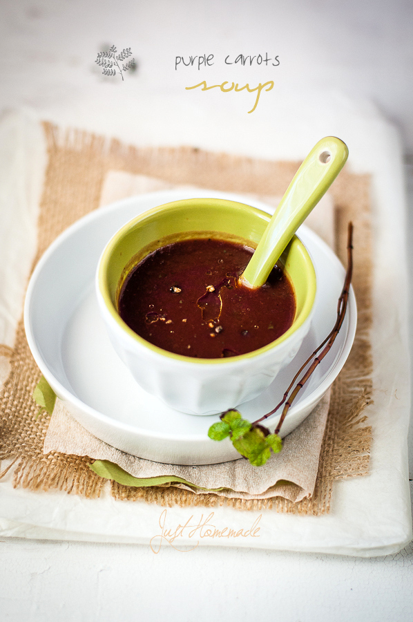 Purple Carrot soup